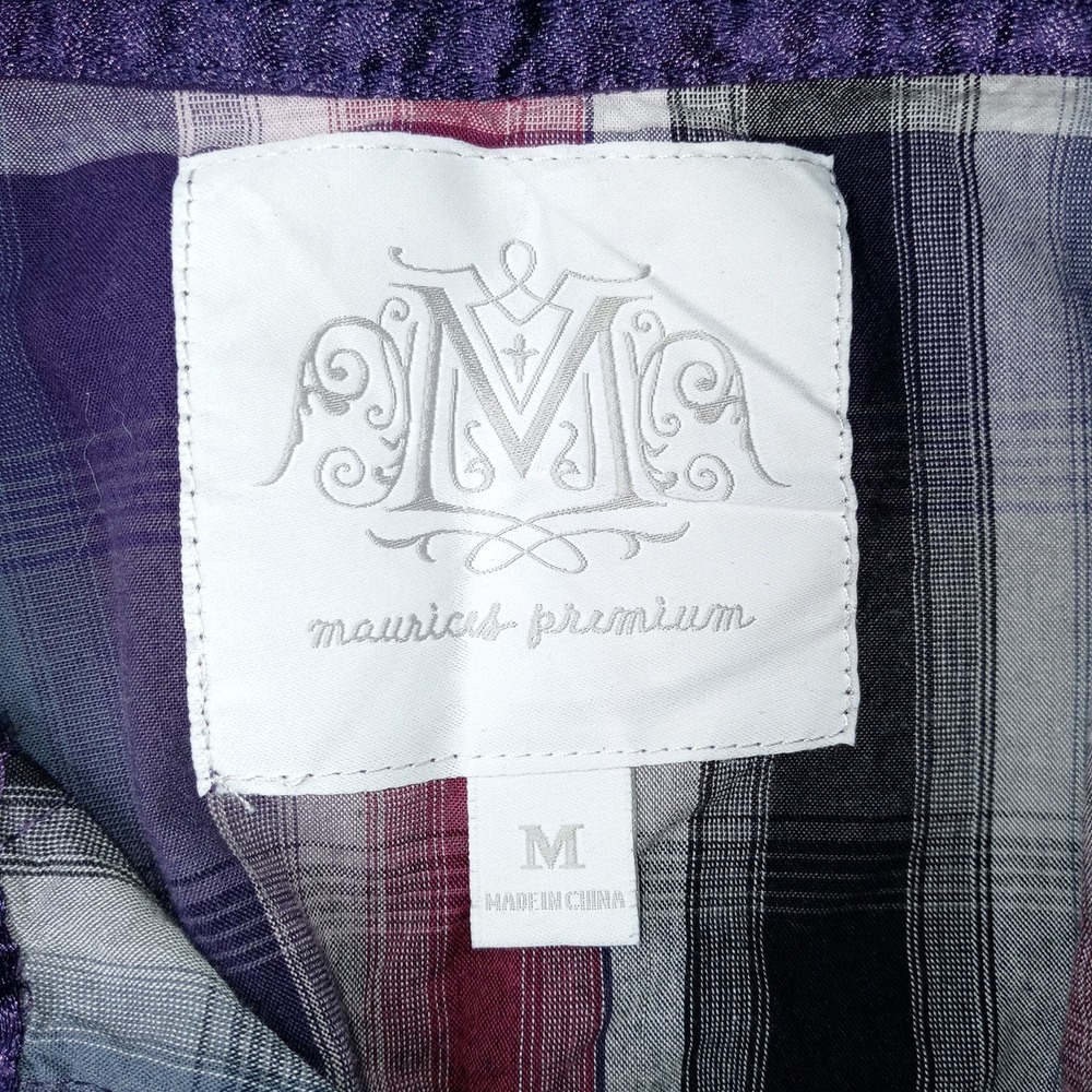 Y2K Maurice's Plaid Shirt Rhinestone Embellished Lace Western Style Women's Med - Picture 2 of 16